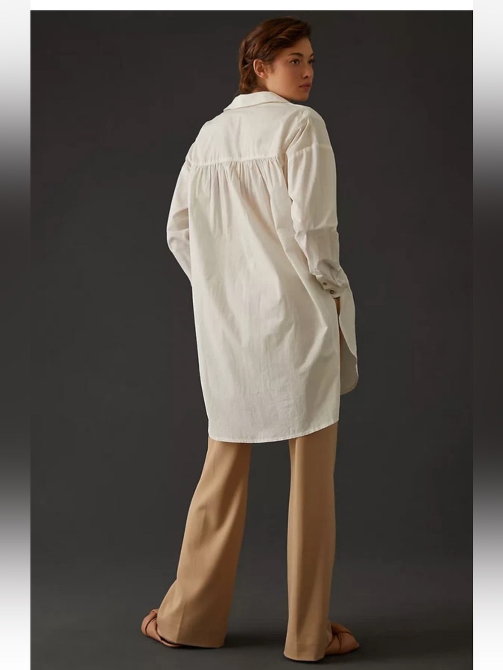 Pilcro Henley button down shirt dress XS - Picture 4 of 5